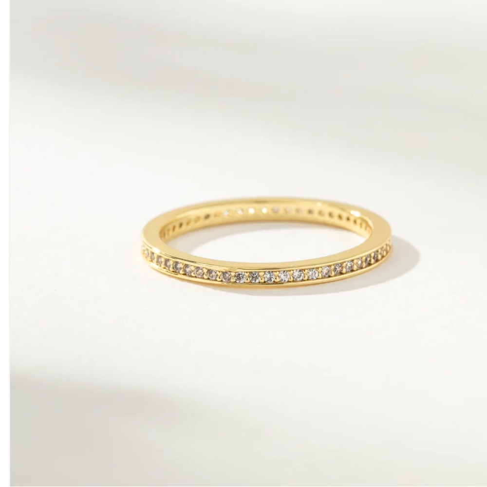 NWT Uncommon James Superstar Gold ring size 8